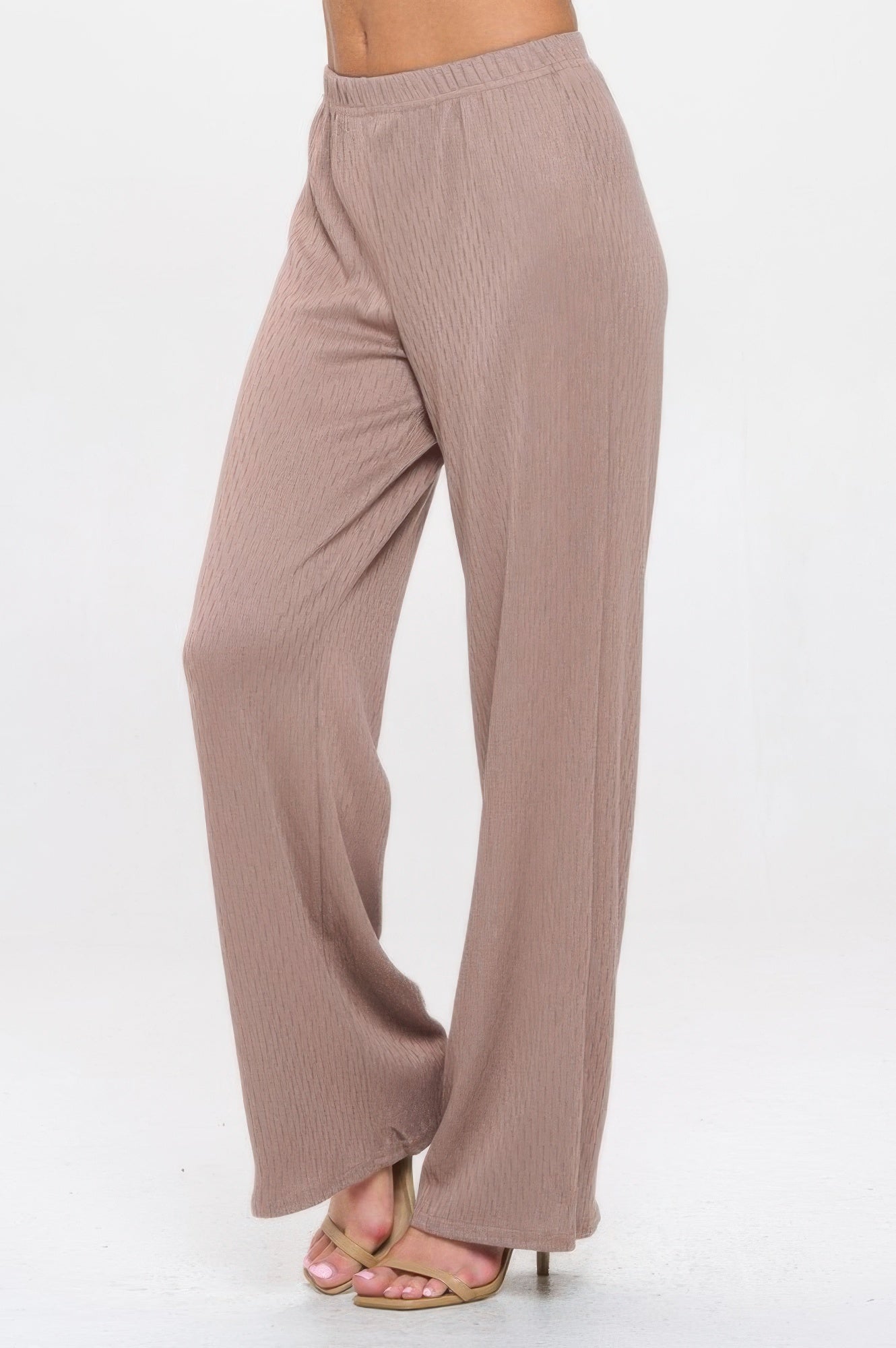 Cotton Acetate Flared Pants