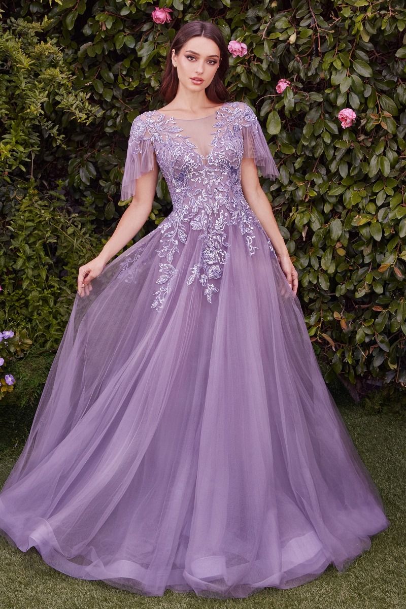 Estate Floral Tulle Gown