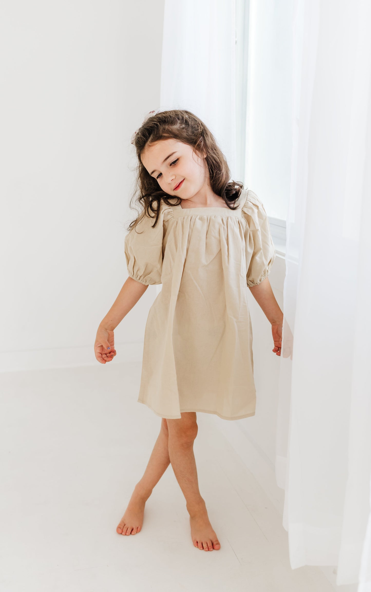 The Day Dress-Eggnog