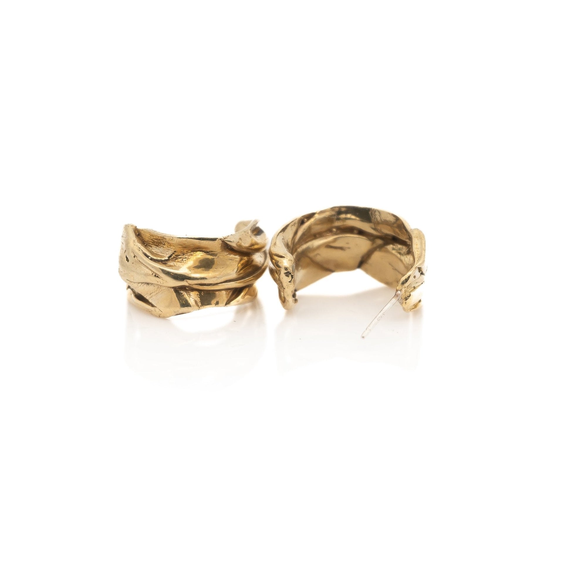 Eureka Chunky Gold Hoop Earrings