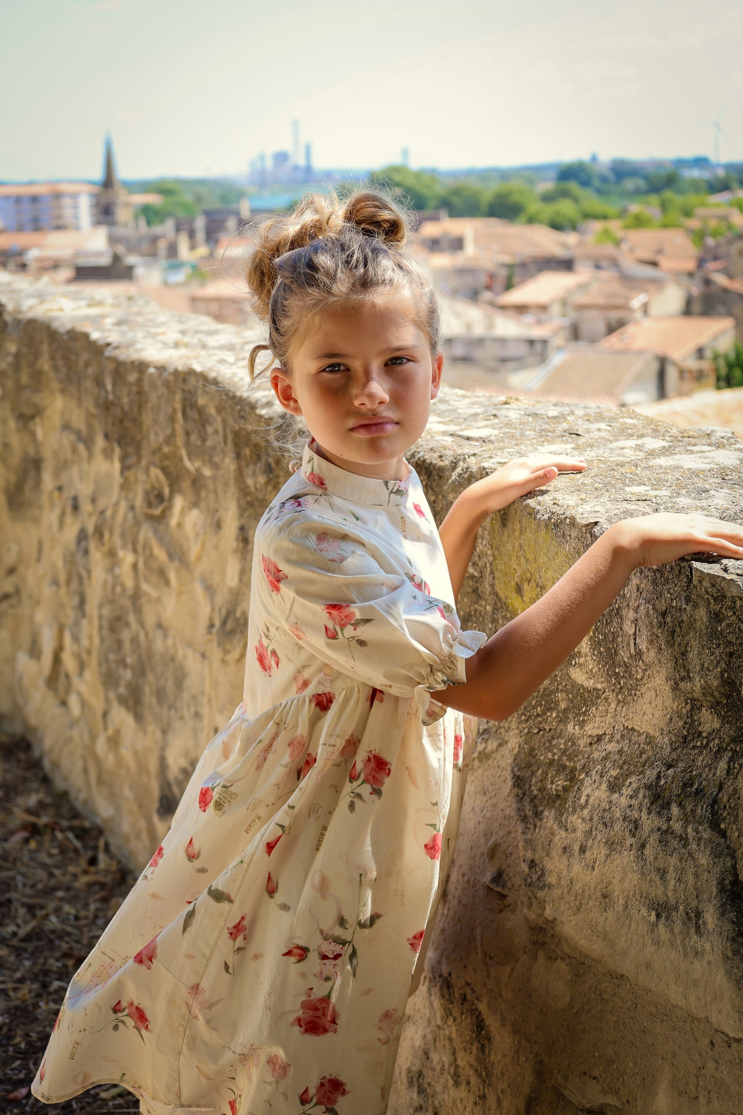 Madeleine Dress- Rose Garden Toile