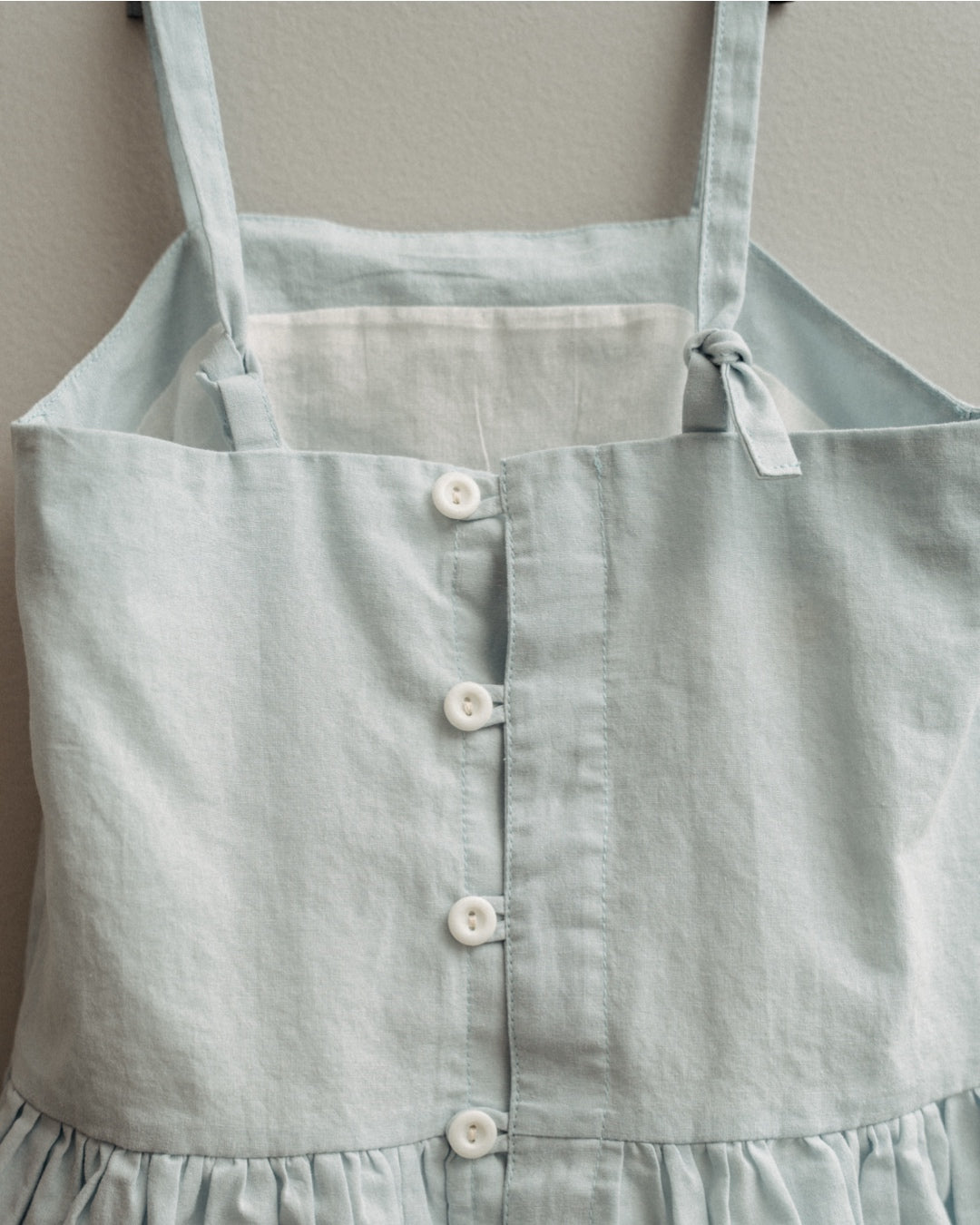 Hikari Pintuck Dress | Powder Blue