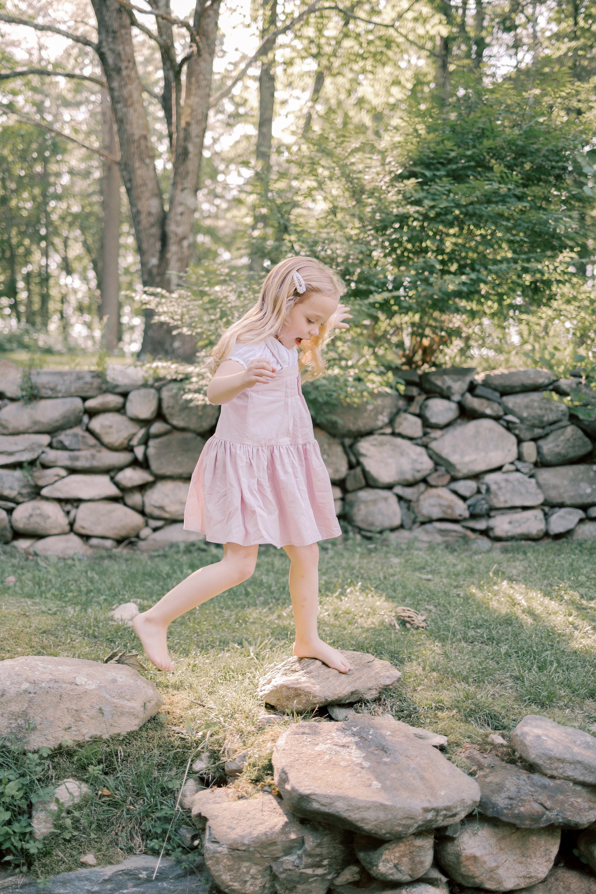 Hikari Pintuck Dress | Pink