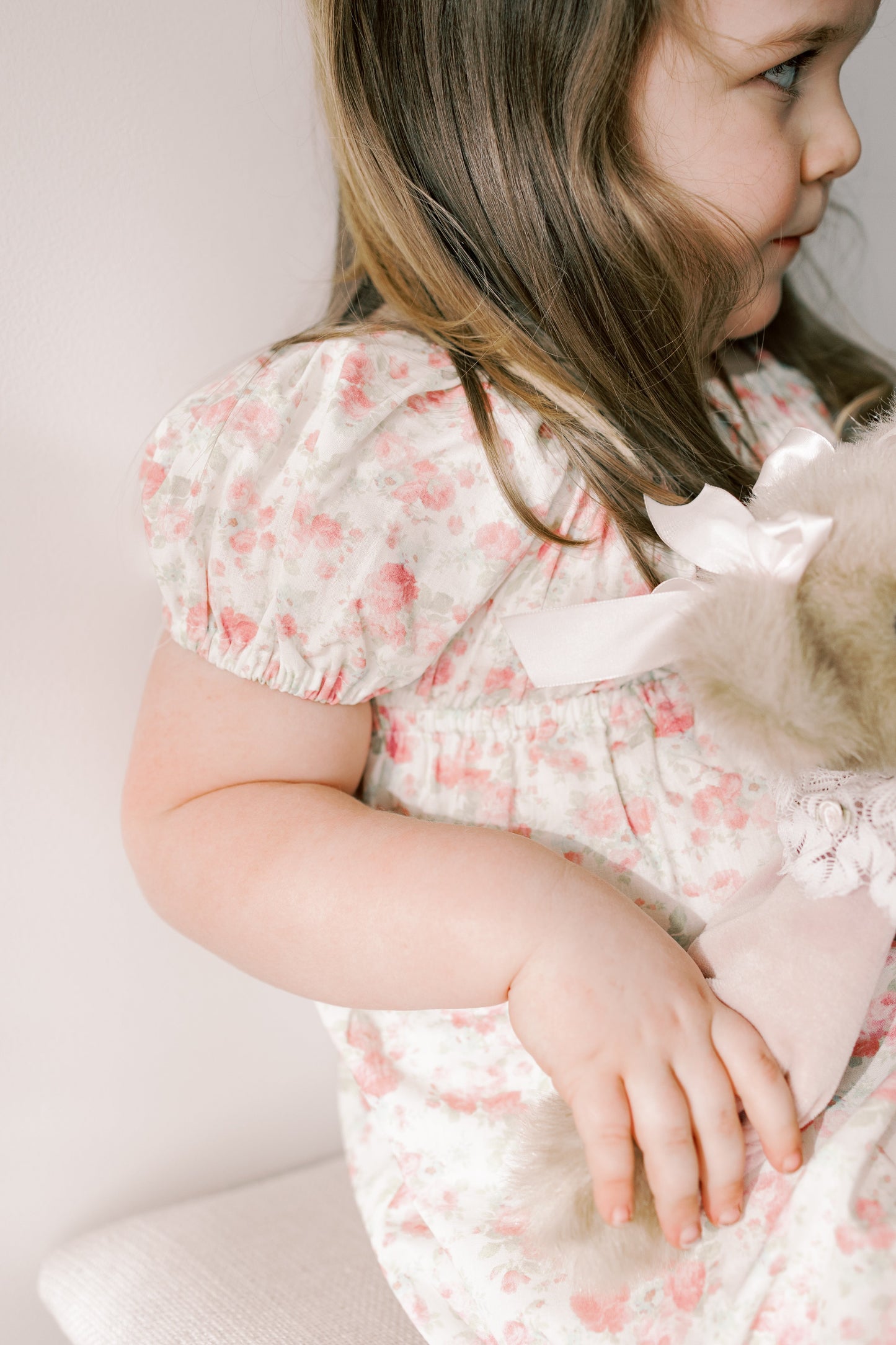 The Kennedi Dress- Pink Blossoms| Short Sleeve