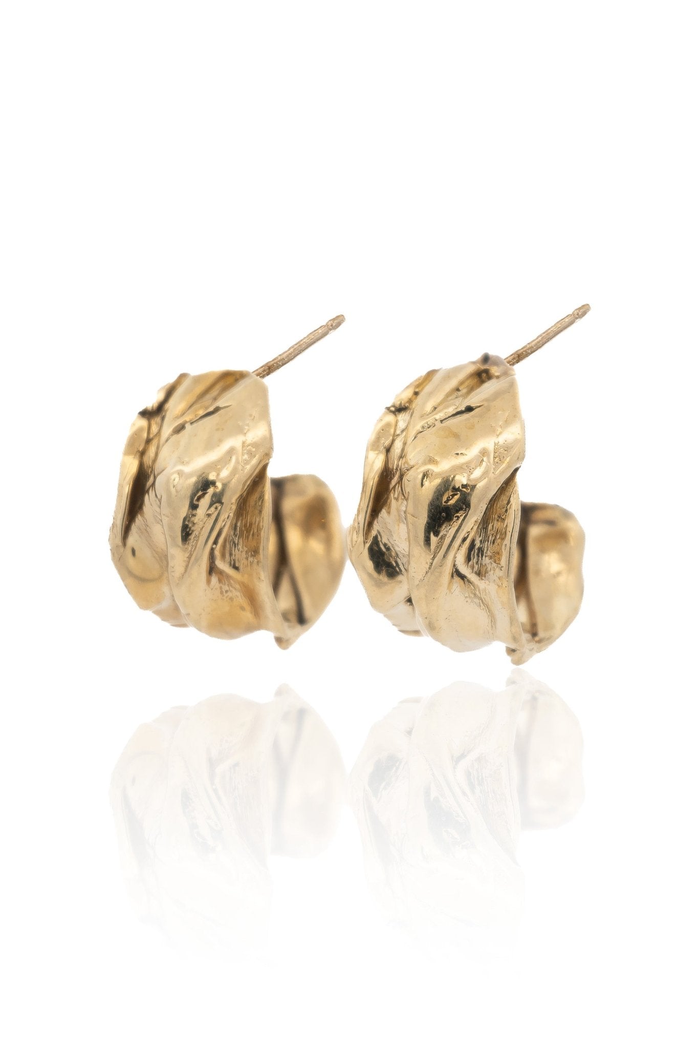 Eureka Chunky Gold Hoop Earrings