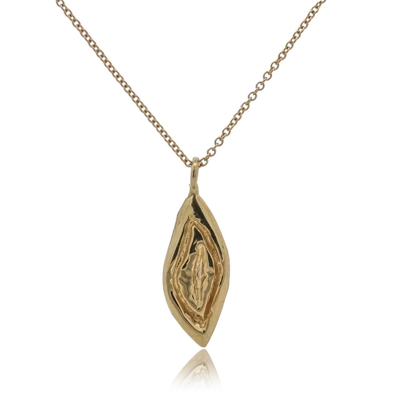 Yoni Talisman Necklace - Brass