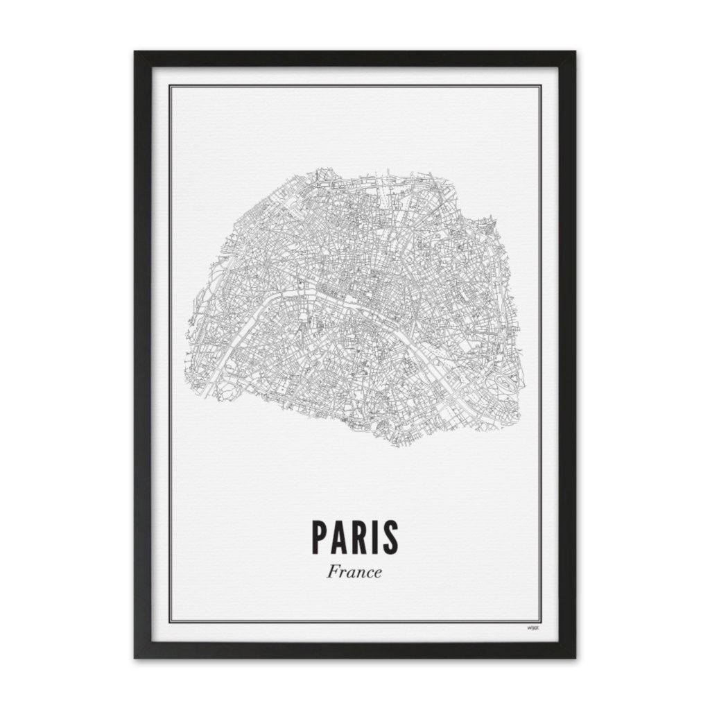 PRINT OF CITY OF PARIS