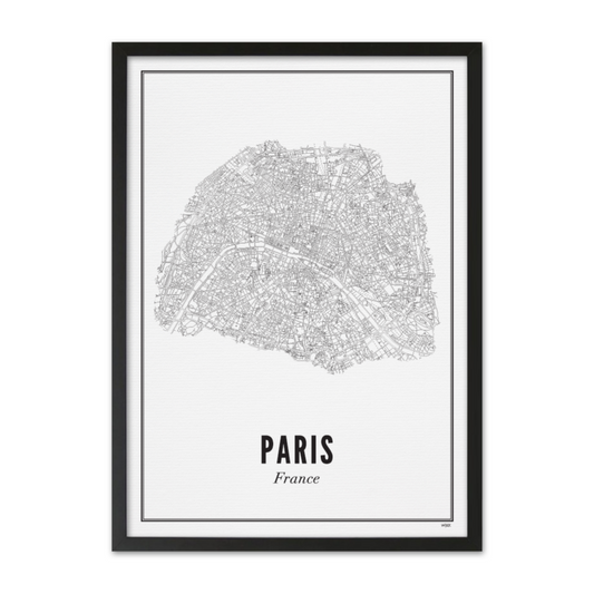 PRINT OF CITY OF PARIS