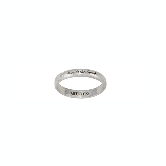 LOVE IS THE BOMB LUXE DIAMOND RING