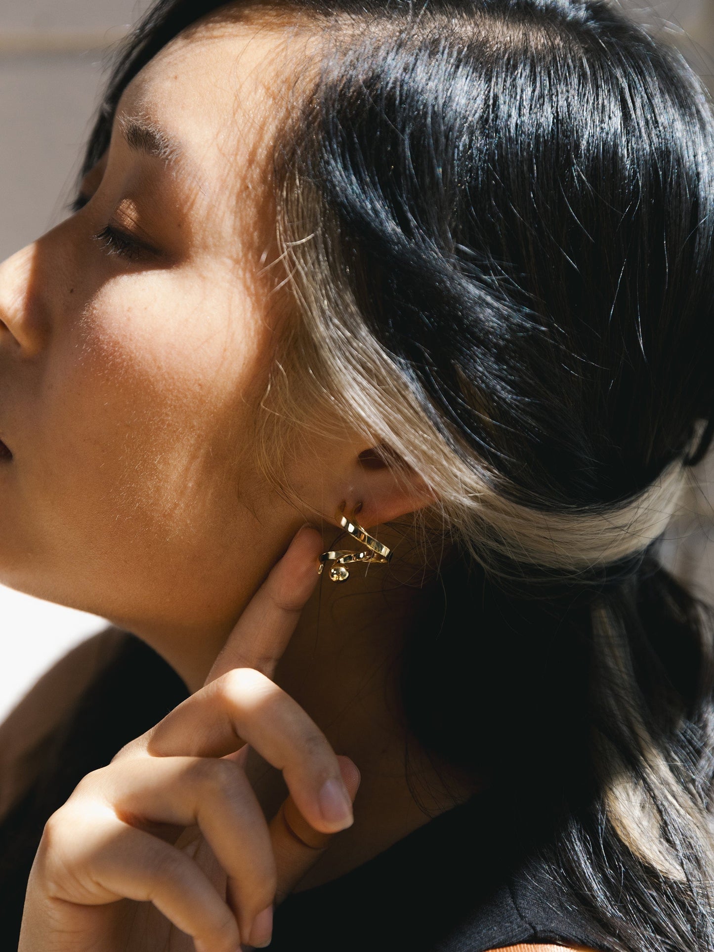 Helix Studs | Floating Spiral Earrings