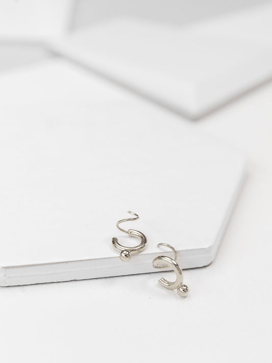 Neutra Fusion Hoops | Illusion Double Hoops