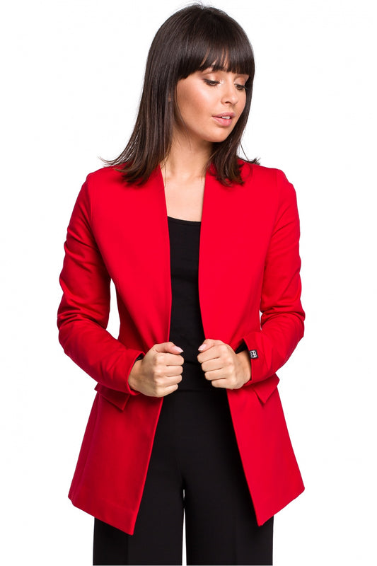 Women's Jacket model 128256 | Ladies Fall & Winter Clothes | Red Color