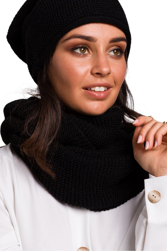 Ladies Winter & Fall Scarf (Wrap) - Women's Infinity Scarf model 136410 - Black Color