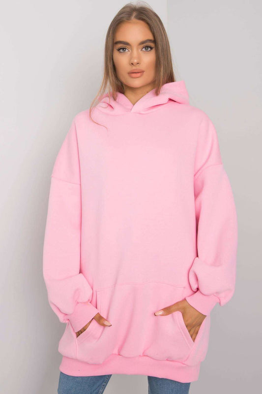 Women's Sweatshirt model 162837 - Ladies' Casual and Sporty Wear - Pink Color