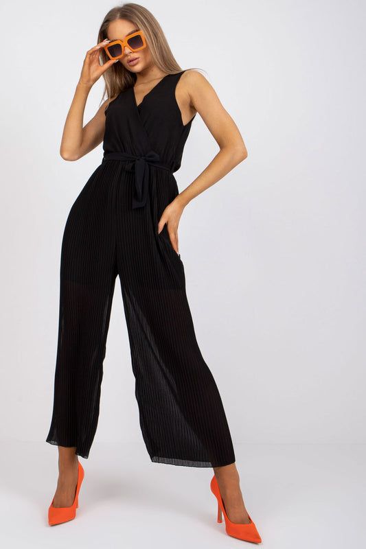 Women's Suit model 166335 - Ladies Casual Everyday Clothing - Jumpsuit & Romper - Black Color