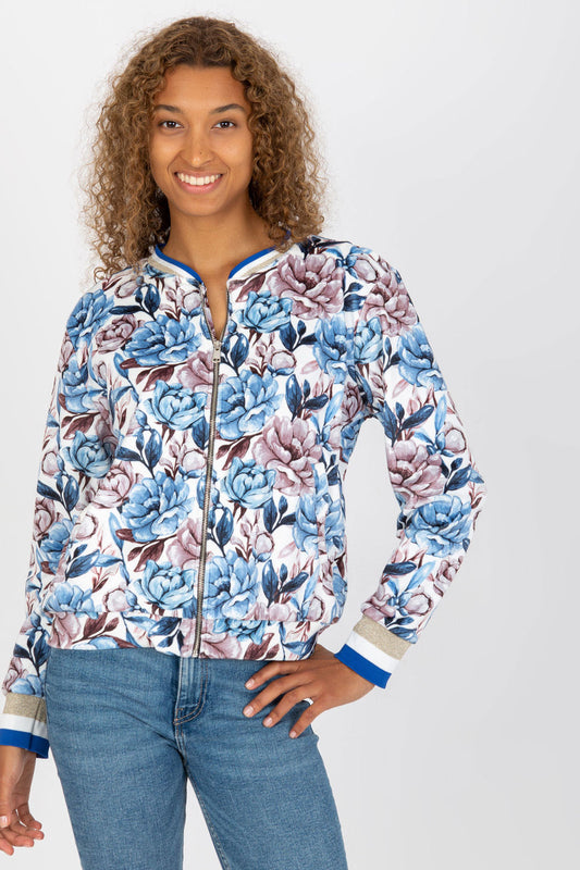 Women's Sweatshirt model 168875 - Ladies' Casual and Sporty Wear - Blue Color
