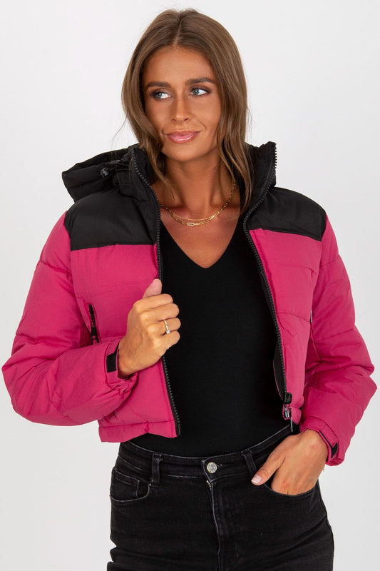 Women's Jacket model 170725 | Ladies Fall & Winter Clothes | Red Color