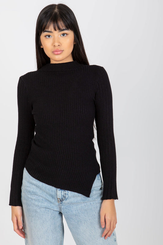 Ladies Casual Knitted Sweater - Women's Jumper model 173495 - Elsy Style