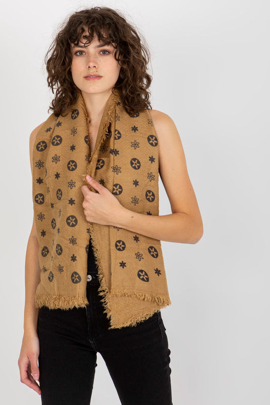 Ladies Fall & Winter Scarf (Wrap) - Women's Neckerchief model 174871 - Beige Color