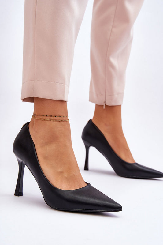 Women's High heels model 176823 - Ladies Footwear (Shoes) - Black Color